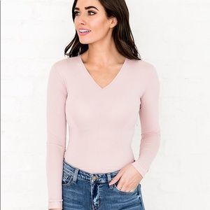 Rachel Parcell Pink Bodysuit